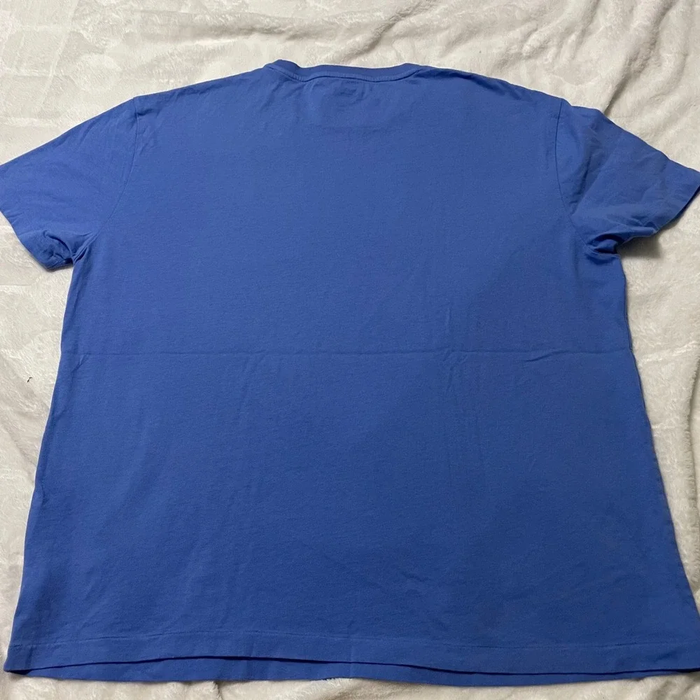 Polo Ralph Lauren T-Shirt Mens XL Blue Classic Fit Cotton Pony Logo Short Sleeve